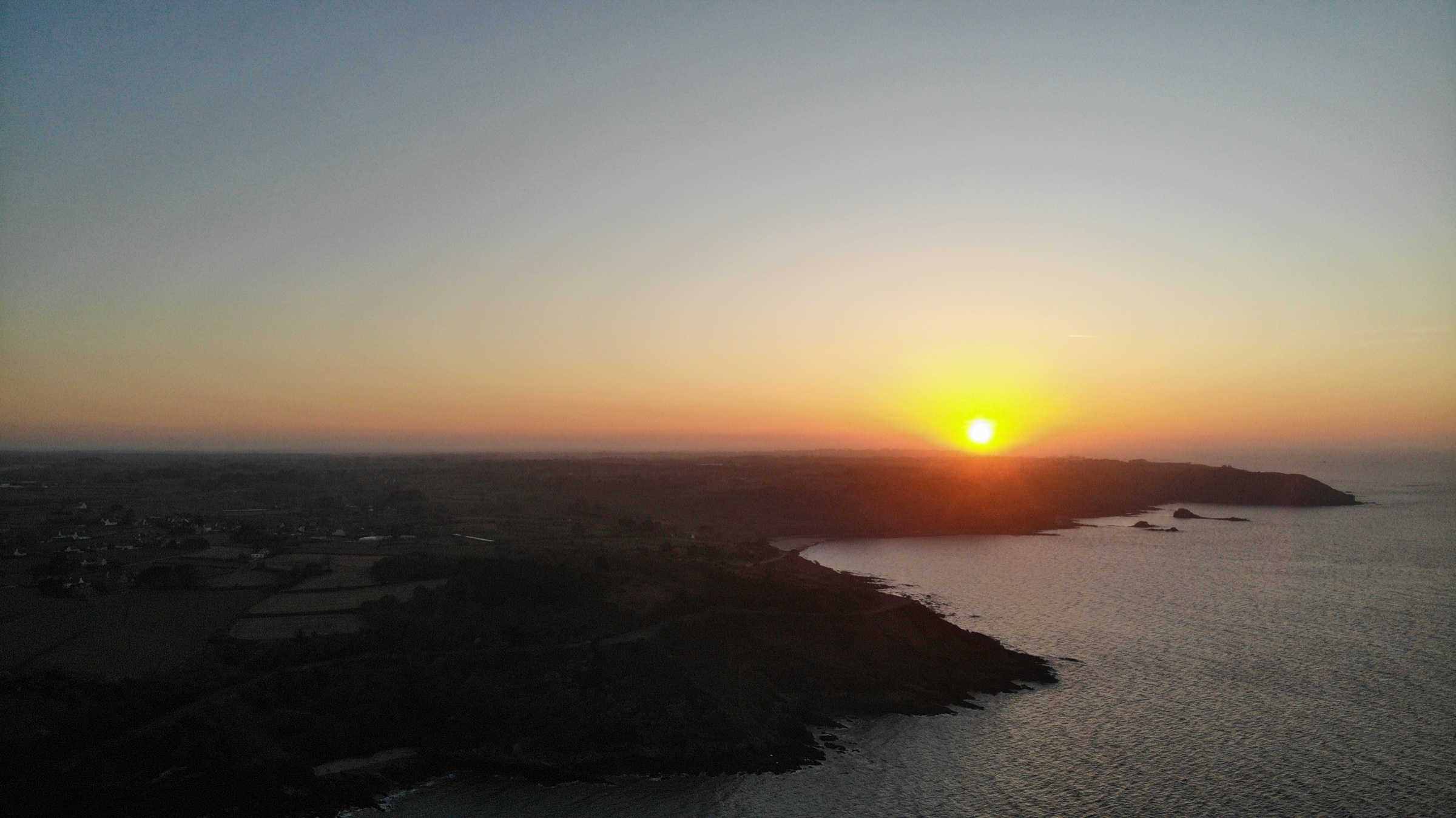 Guimaëc vu par drone
