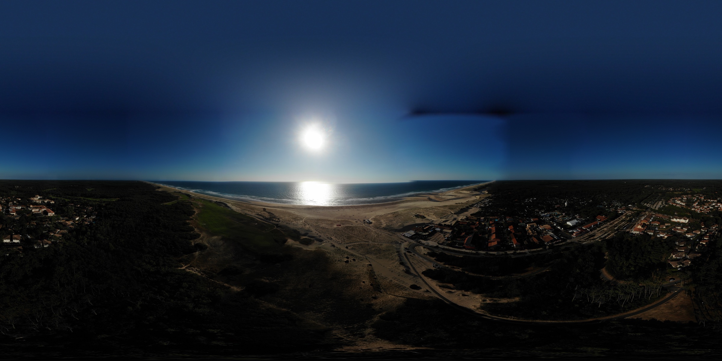 Moliets-et-Maâ vu par drone