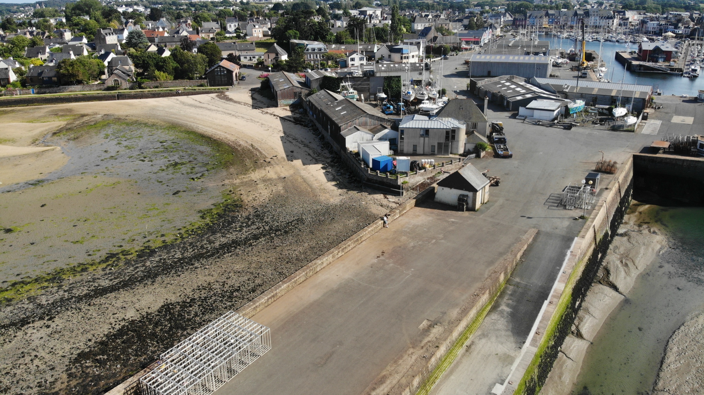 Ploubazlanec et littoral vus par drone