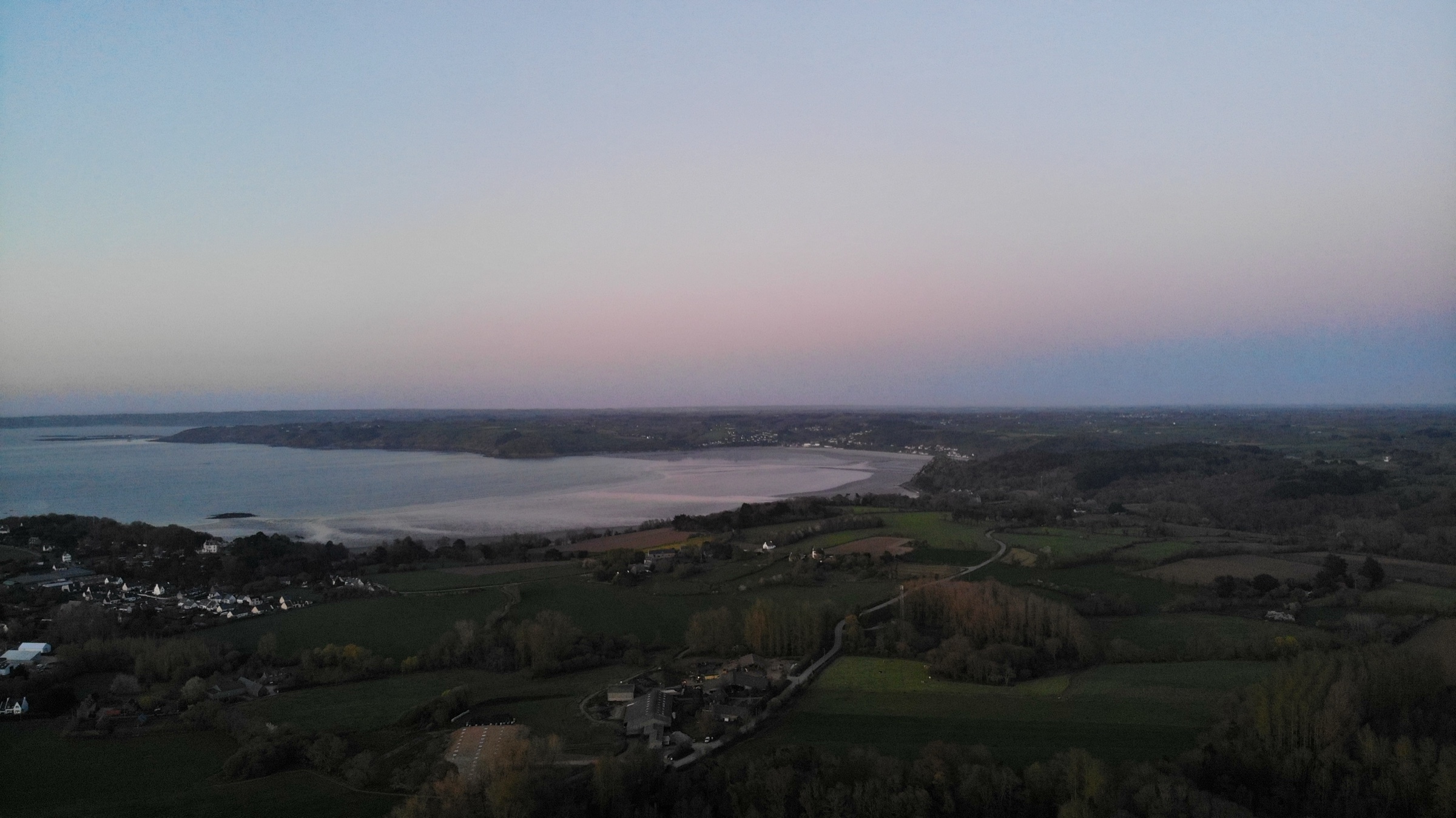 Baie de Saint-Efflam vue par drone