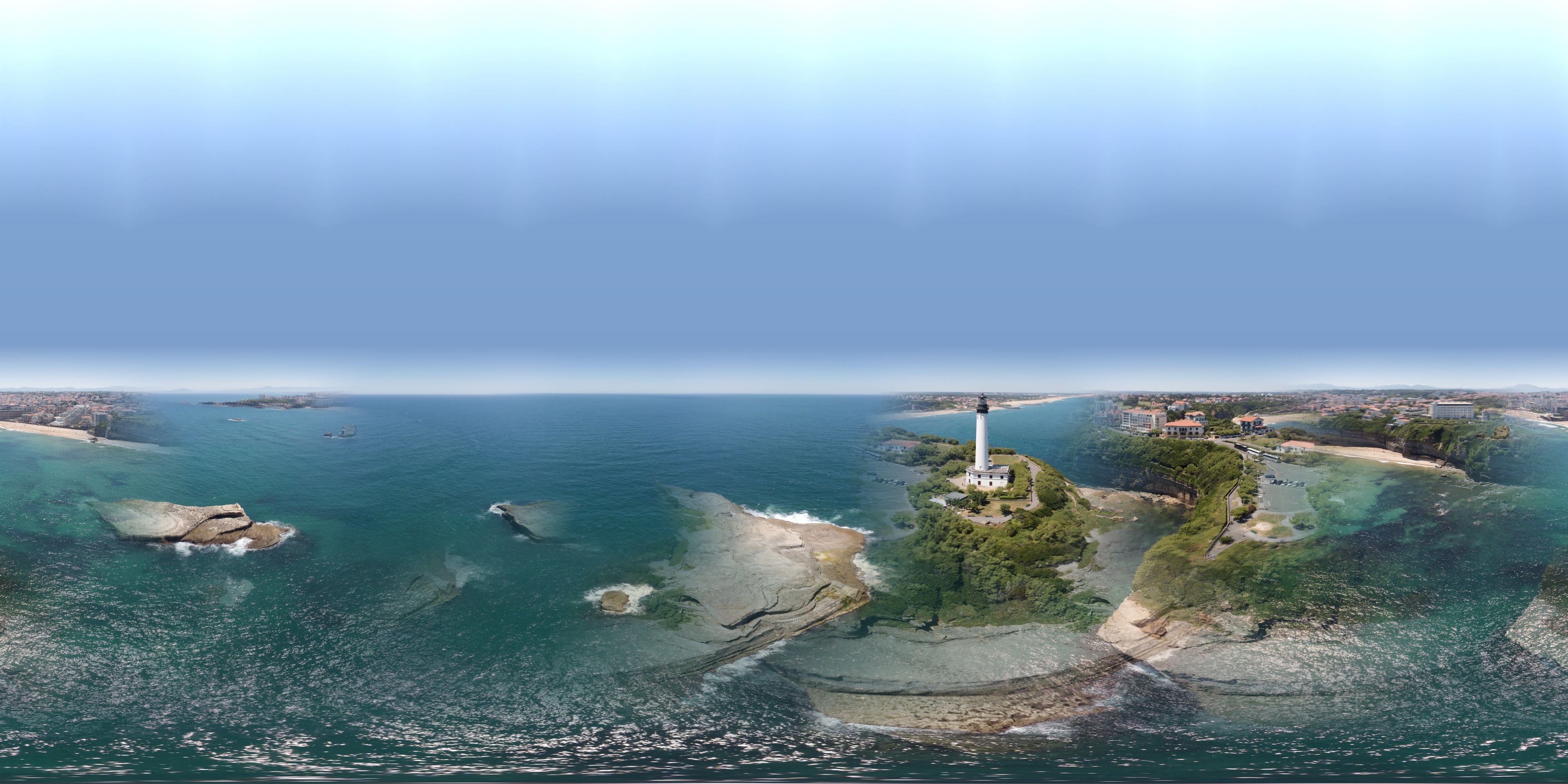 Panorama 360 capté par drone
